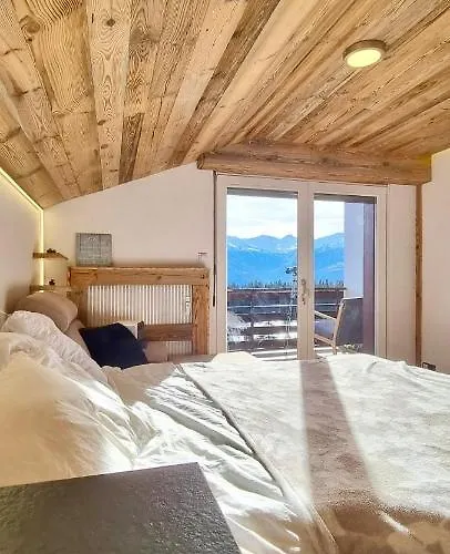 Attique - Vue Plongeante Sur Le De La Moubra Apartmán Crans-Montana
