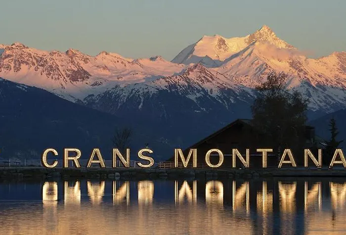 Attique - Vue Plongeante Sur Le De La Moubra Lejlighed Crans-Montana