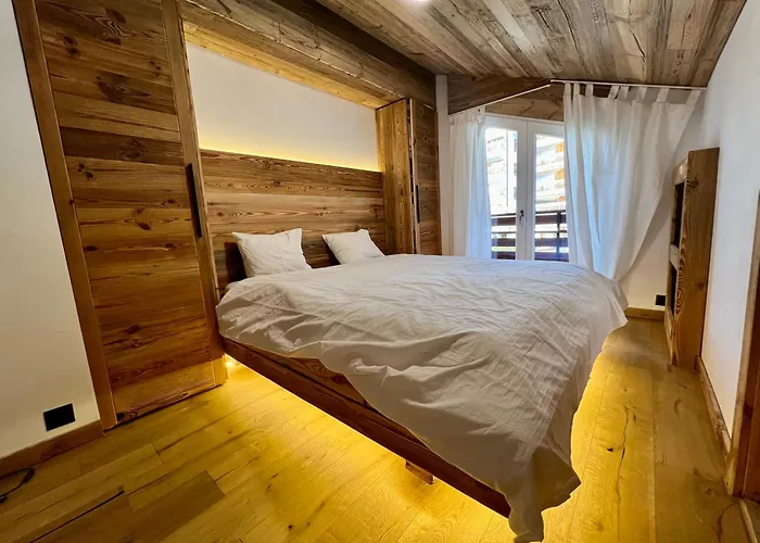 Attique - Vue Plongeante Sur Le De La Moubra Lejlighed Crans-Montana